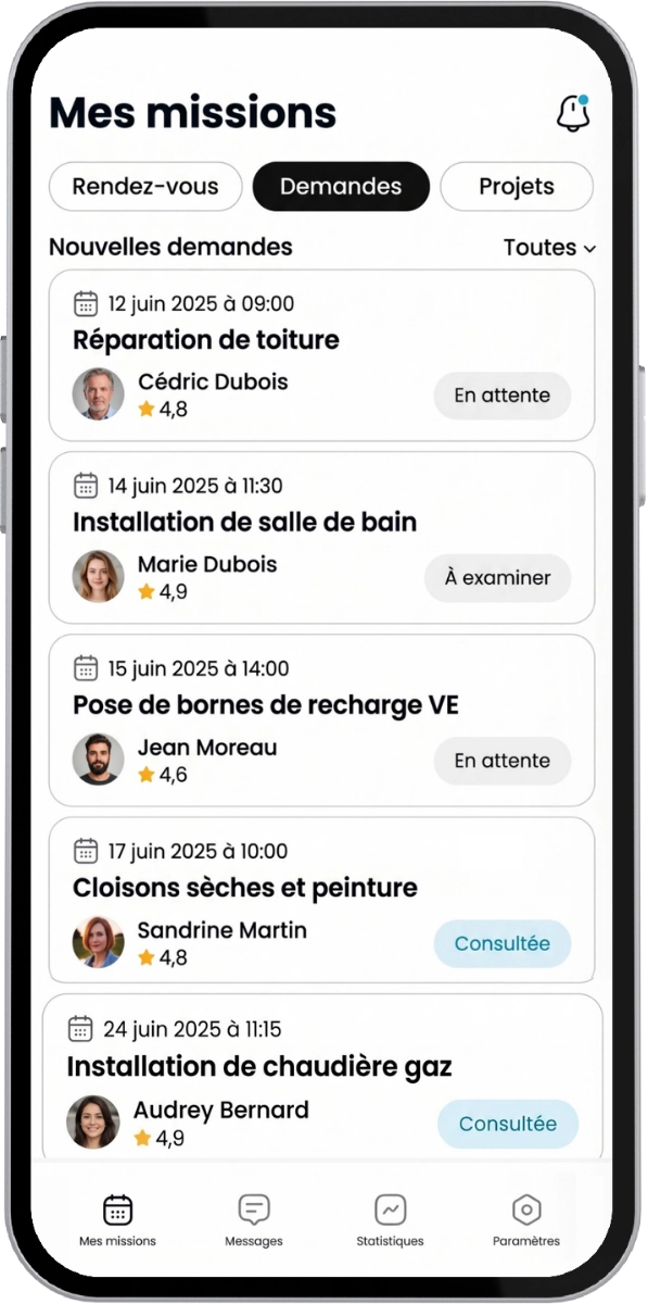 Application SIDZE pour artisans